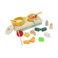 Wooden Play Cooking Set Cooking Toys Food Toys
