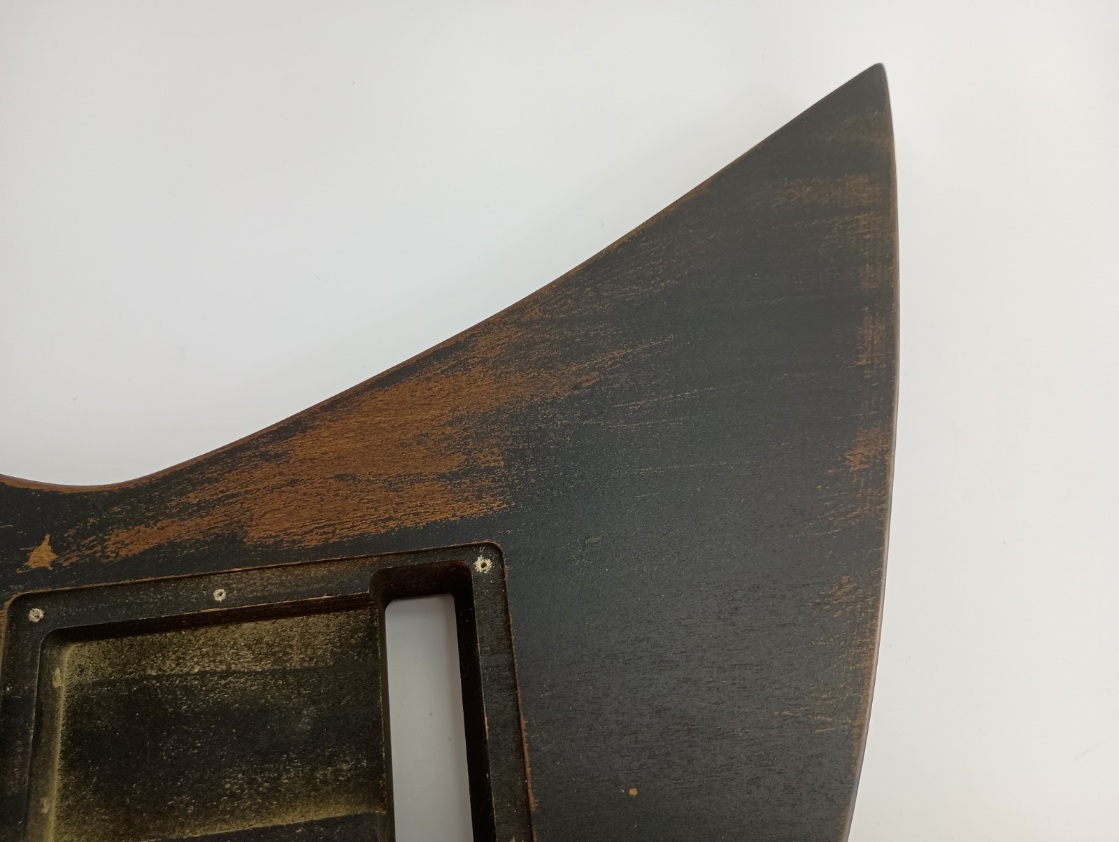 Kelly Style Guitar Body Poplar Relic Floyd Jackson