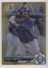 2017 Bowman Chrome Prospects Gold Refractor /50 Garrett Whitley #BCP53 8t7