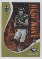 2021 Panini Phoenix Heat Wave Yellow 8/75 Zach Wilson #14 3g6
