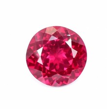 Flawless 9.15 Ct Natural Red Painite Burma Round Cut AAA Certified Gemstone