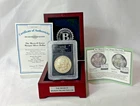 1899 Micro - O Error Morgan Silver Dollar In Wood Box With COA Bradford Exchange