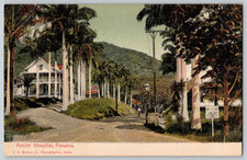 Cartolina Ancon Hospital Panama retro indiviso