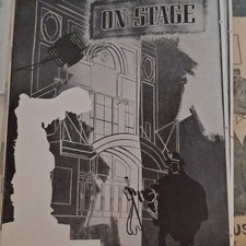 On Stage Boston Playbill/Program Emlyn Williams in Charles Dickens Jan 1952