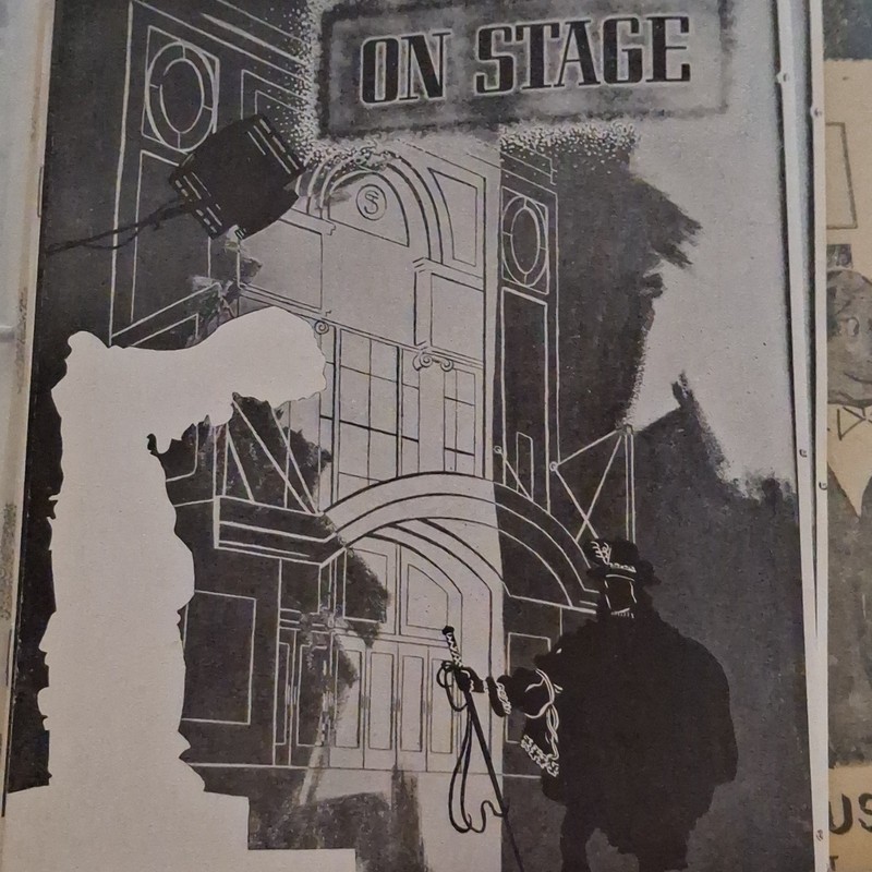 On Stage Boston Playbill/Program Emlyn Williams in Charles Dickens Jan 1952