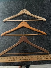 3 vtge wooden hangers Madison Inn The Drake Chicago Beaverhead Cleaning Montana