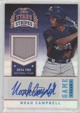 2015 Panini Stars and Stripes Game Gear 21/25 Noah Campbell #80 Auto 5x0