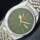 JAPAN VINTAGE REFURBISHED SEIKO 5 AUTOMATIC ROMAN FIGURE MENS WATCH a442056-4