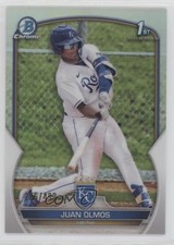 2023 Bowman Chrome Prospects Refractor 256/499 Juan Olmos #BCP-136 0nr3