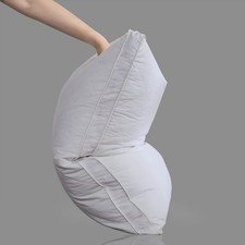 Three Geese Pack of 1 White Goose Feather Polyester Bed Pillows Queen/Standar...