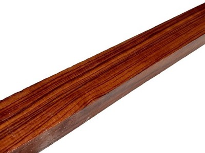 Brazil Tulipwood Wood Blank 1'' x 1'' x 24  (w74) Wax Sealed Rosewood