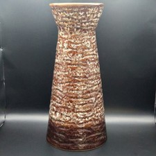 Vintage Royal Norfolk Pottery Apollo 11 Vase Honeycombe Glaze 1960's H30cm VGC