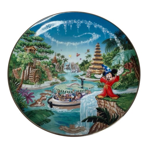 Walt Disney World Plates 25th Anniversary Collector Bradford Exchange Mickey - Picture 9 of 18