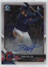 2018 Bowman Draft Chrome Draft Pick Auto Bo Naylor Noah Naylor #CDA-NN Auto 0r4
