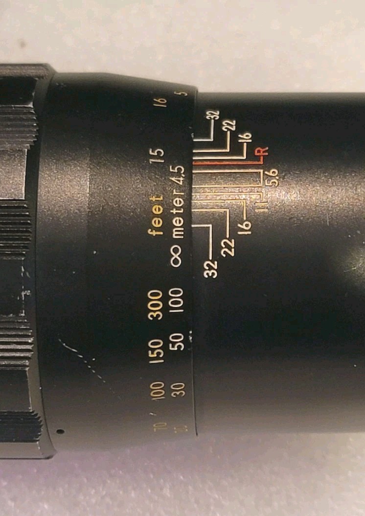 R.TOPCOR 300mm F5.6 TOKYO KOGAKU TOPCON USED BUT IN GOOD CONDITION