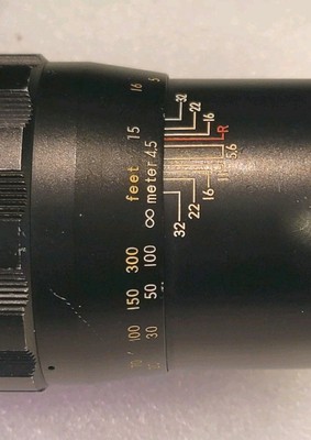 R.TOPCOR 300mm F5.6 TOKYO KOGAKU TOPCON USED BUT IN GOOD CONDITION