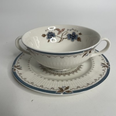 Royal Doulton Old Colony Sahnesuppe & Untertasse 1182445