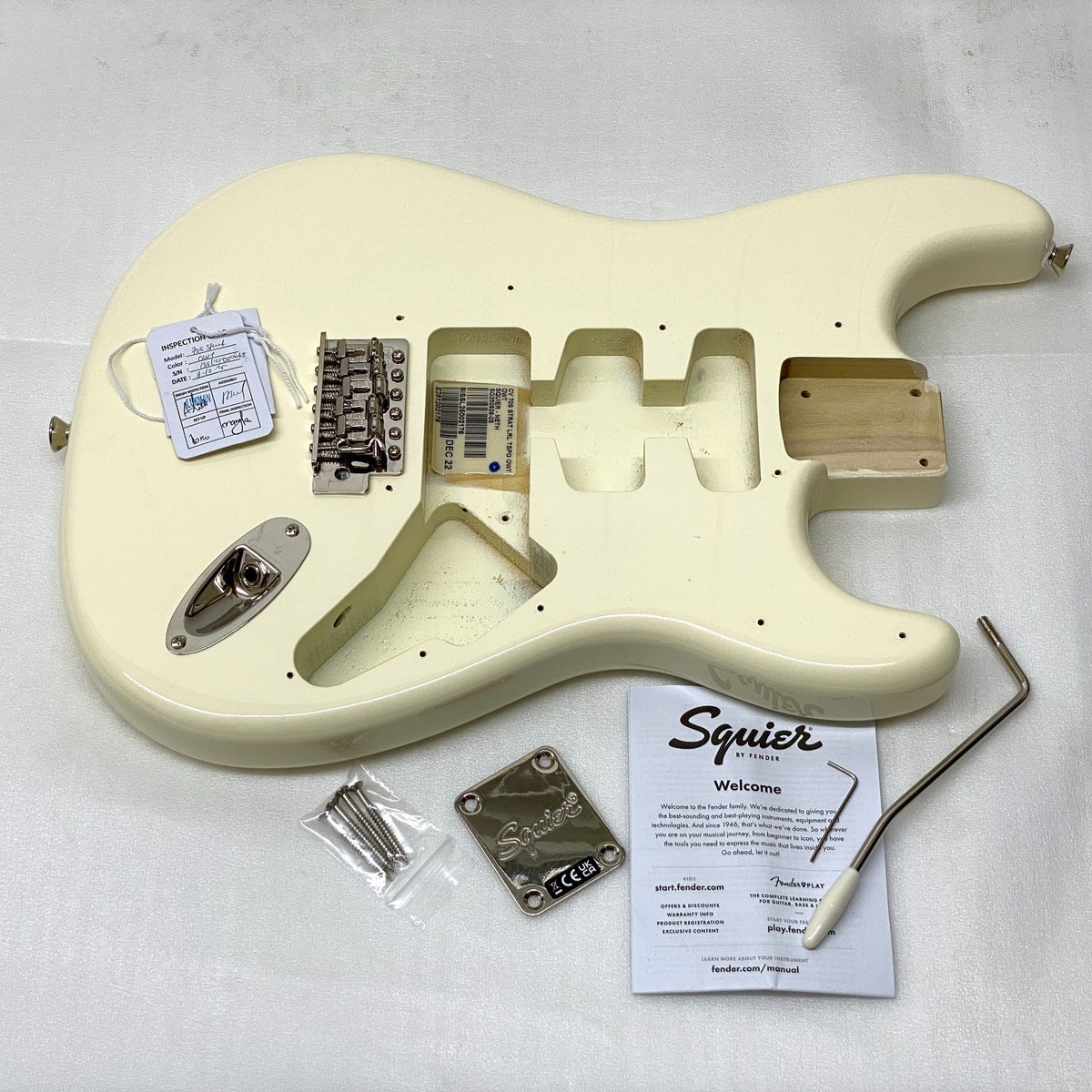 FULL THICKNESS Genuine Fender Squier STRAT BODY Classic Vibe