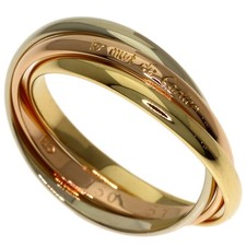 Anillo CARTIER Trinity XS #51 Oro Amarillo K18 Oro Blanco K18 Damas [Usado]