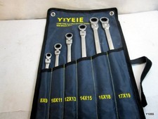6 Pcs Extra Long Flex Head Ratcheting Wrench Set, Metric Long Wrench