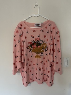 Extra Touch Internation Sportswear T-Shirt Pink Women Size 44/24W