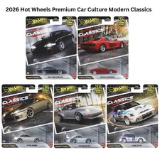 Hot Wheels 2026 Premium Car Culture Modern Classics FPY86 Set of 5 IN STOCK