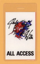 Johnny Winter 1989 Tour All Access Laminated Backstage Pass