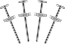 4Pcs Baby Gate Threaded Spindle Rod M8 Replacement Parts for Baby  Pet