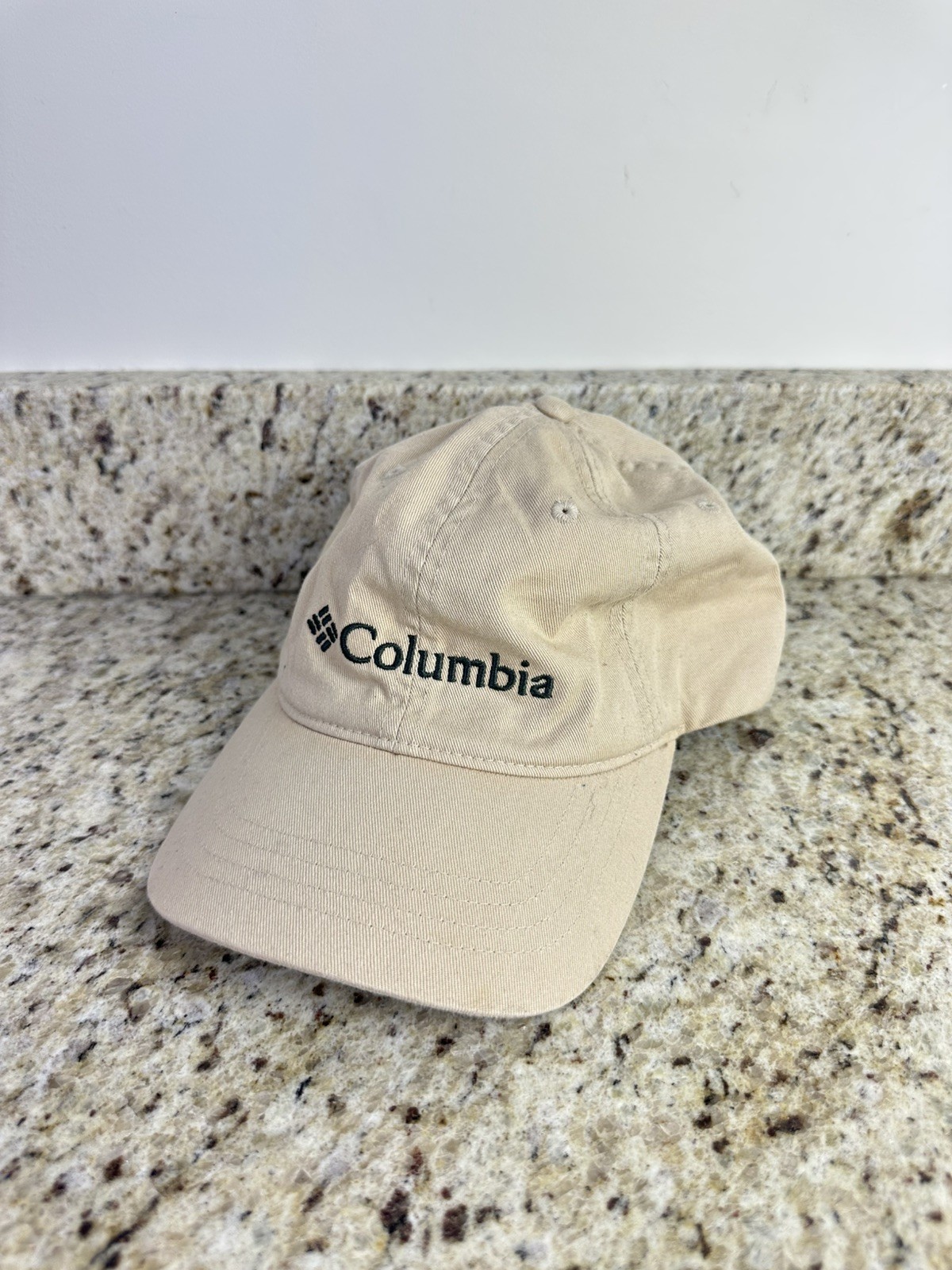 Columbia Hat Cap Strap Back Mens One Size Beige Outdoor Sports 