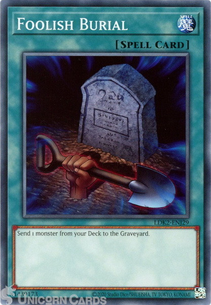 LDK2-ENJ29 Foolish Burial UNL 2024 Edition Mint YuGiOh Card