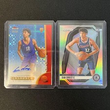 Cam Christie Los Angeles Clippers Rookie Card Set 2 Topps Auto 99 & Prizm Silve