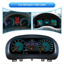 12.3" Strumentazione Contachilometri Digitale Cluster For VW Golf 4 1997-2014