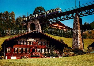 Eisenbahn Chemin de fer M.O.B. Gstaad