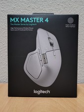 NeW LOGITECH MX Master 4 Mouse LASER MICE Pale Gray ADOBE Logi 3S Travel Dongle