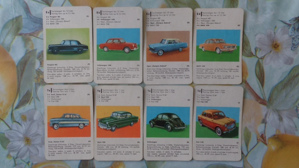 Quartett Auto Ass 616E Ausgabe 1962 - Bild 4 von 4