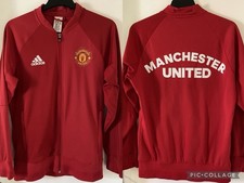 Manchester United 2016 Piłka nożna Track Kurtka Rekreacyjna Adidas Rozmiar Dorośli Medium