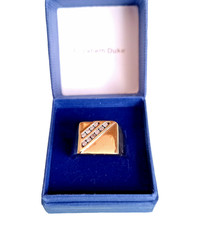 Gents 9ct Gold Diamond Ring Hallmarked 7.3g