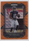 2022 Panini Prizm Football Orange Wave Treylon Burks #313