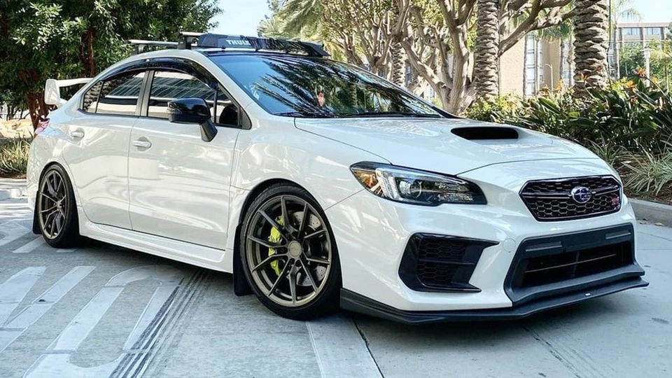 F18x8/R18x9.5" Staggered TSW Wheels Neptune Bronze Rotary Forged Rims (S03) - Image 2 of 4