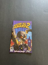 destroy all humans 2 ps2 Manual only