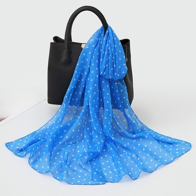 Frauen Chiffon Schal Nackenbezug Schals Stirnband für Sommer Frühling Herbst