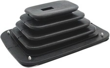 Quality Small Rubber Shifter Boot Kit Universal With Chrome Plate 5-58 X 6-34