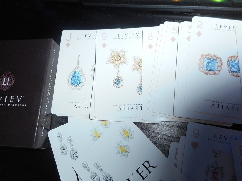 LEVIEV Diamond boxed playing cards / 2000s