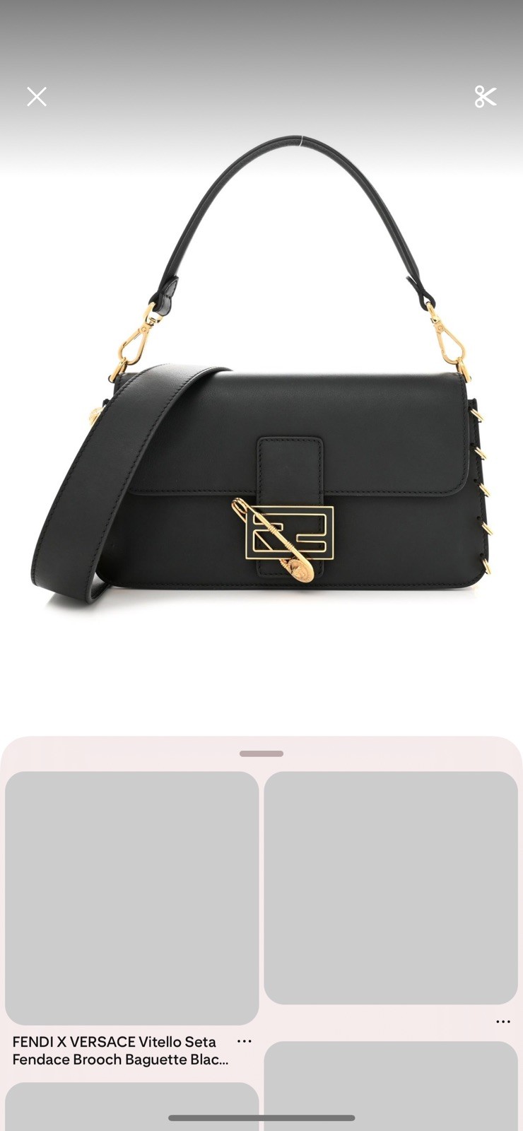 FENDI X Versace Fendace Baguette Shoulder Bag image 4