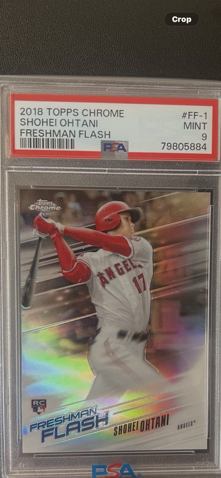2018 Topps Chrome - Freshman Flash Shohei Ohtani #FF-1 (RC) view 2