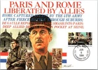 Dr Jim Stamps 29C Paris And Rome Liberated By Allies First Day Issue Max Card