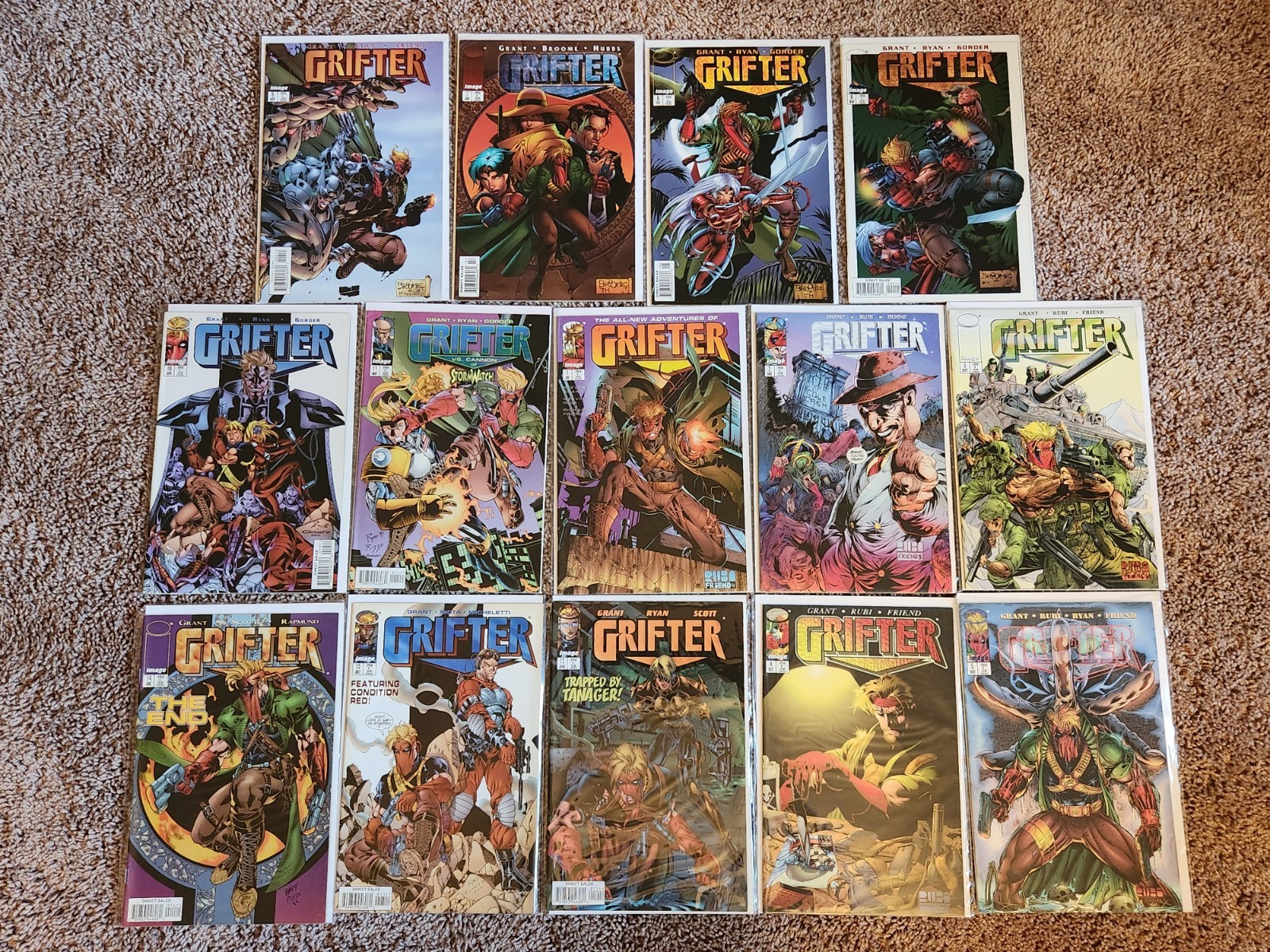 Image Comics - Grifter #1-14. Lote de 14