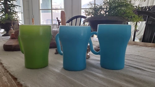 Fire King Soda Mug Lot, 3