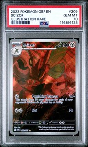 Scizor 205/197 Obsidian Flames Illustration Rare Holo