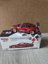 MINI GT Pandem Nissan Skyline GT-R R35 Lava Red TSM Model #92 1:64  Rare